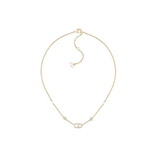 DIOR Women Classic CD Necklace Series Necklace