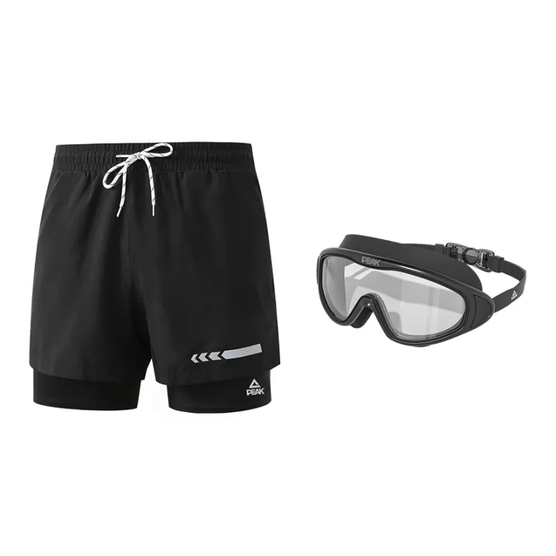 PEAK Swimming Sets Polyester Beach Pool Men's Black-4