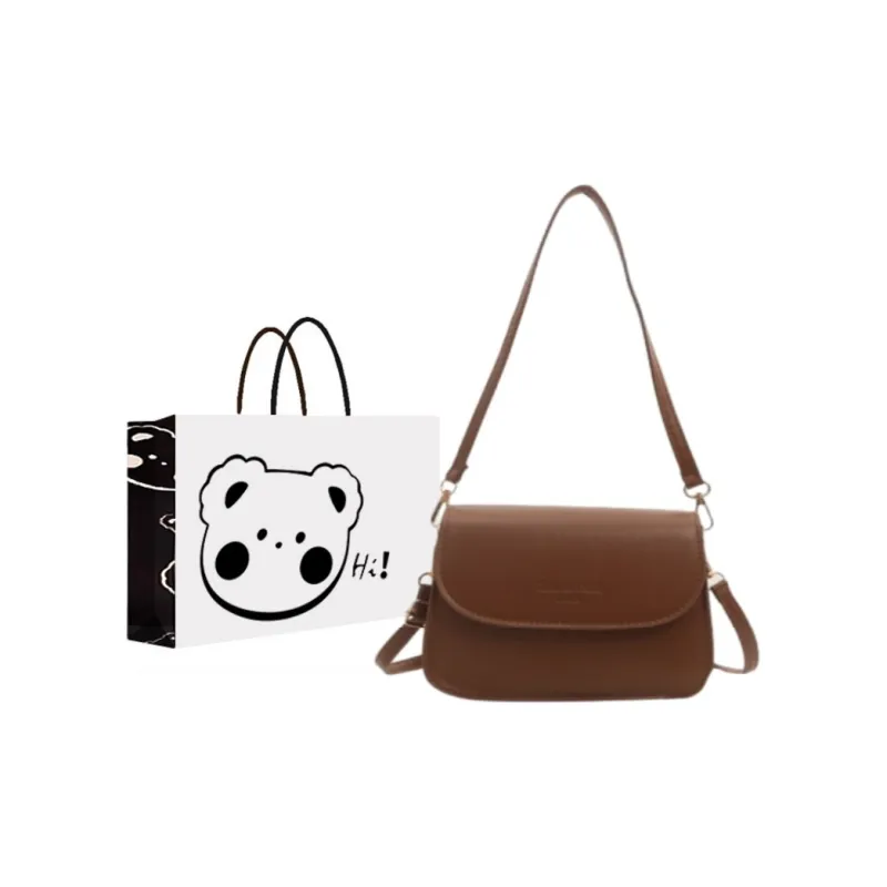 NX DOUGHNUT PU Shoulder Bag Regular Women's Black/Khaki/Brown/Coffee-15