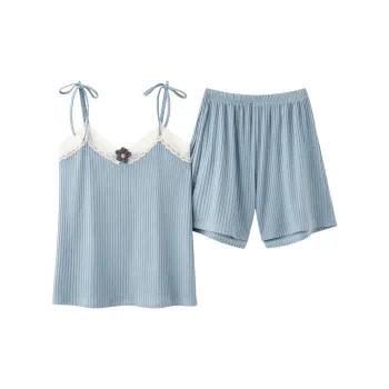 MADALLO Pajama Set Women's Light Blue