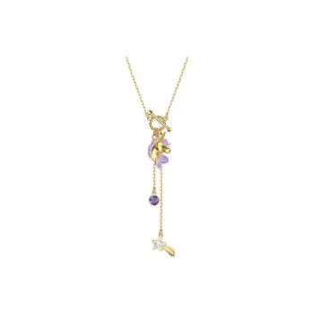 Swarovski Out Of This World Alloy Necklaces Women's Gold Plated/Purple