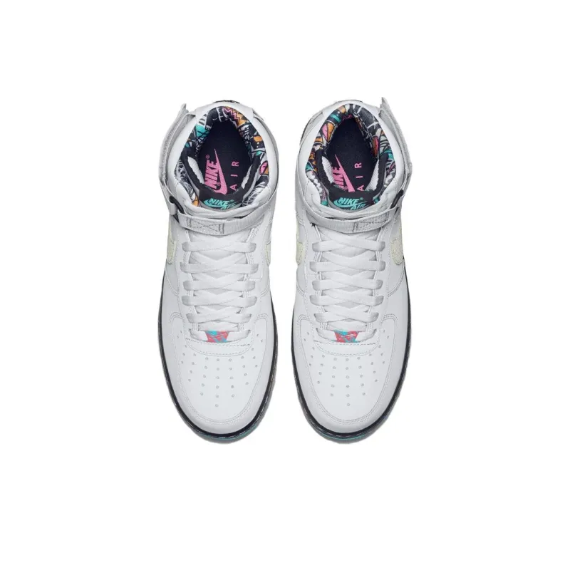 Nike Air Force 1 High Pure Platinum Multi Color-3