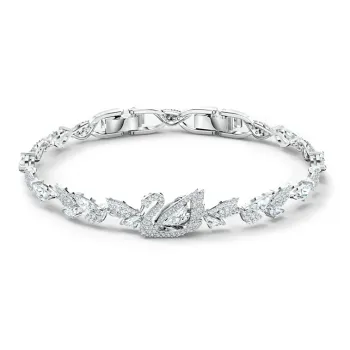 Swarovski Rhodium Plated Bracelets Women's White