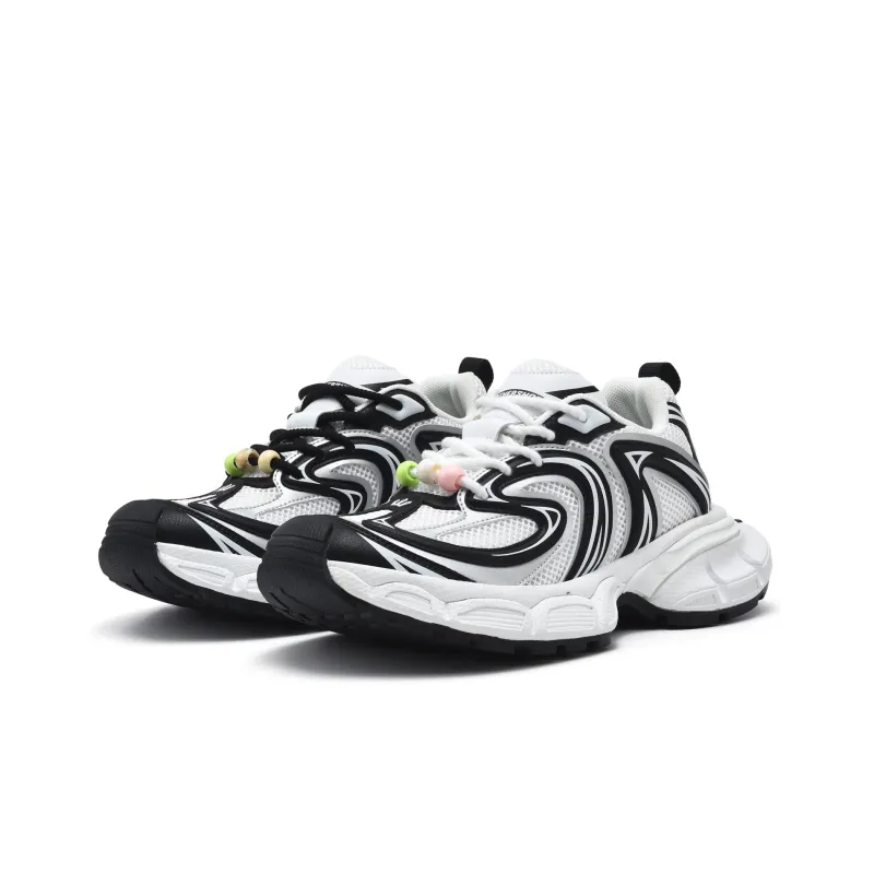 EstherShop Height Increasing Wear-Resistant Lightweight Low-Top Chunky Sneakers Unisex-2