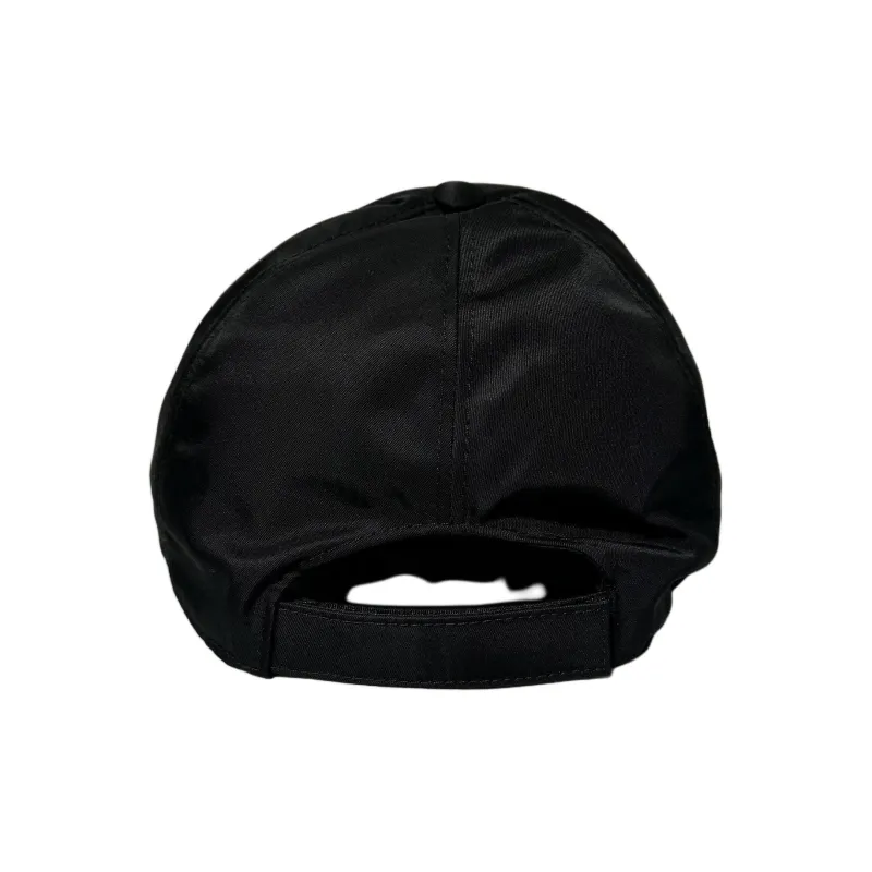 PRADA Recycled Nylon Baseball Caps Men's Black-1