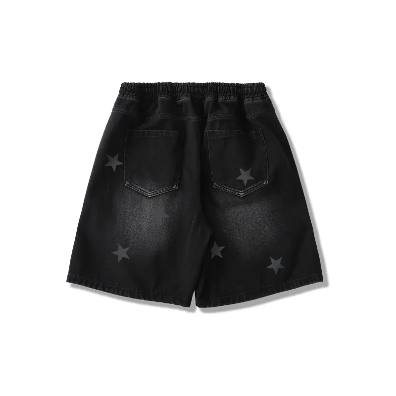 JCUI Denim Shorts Unisex-1