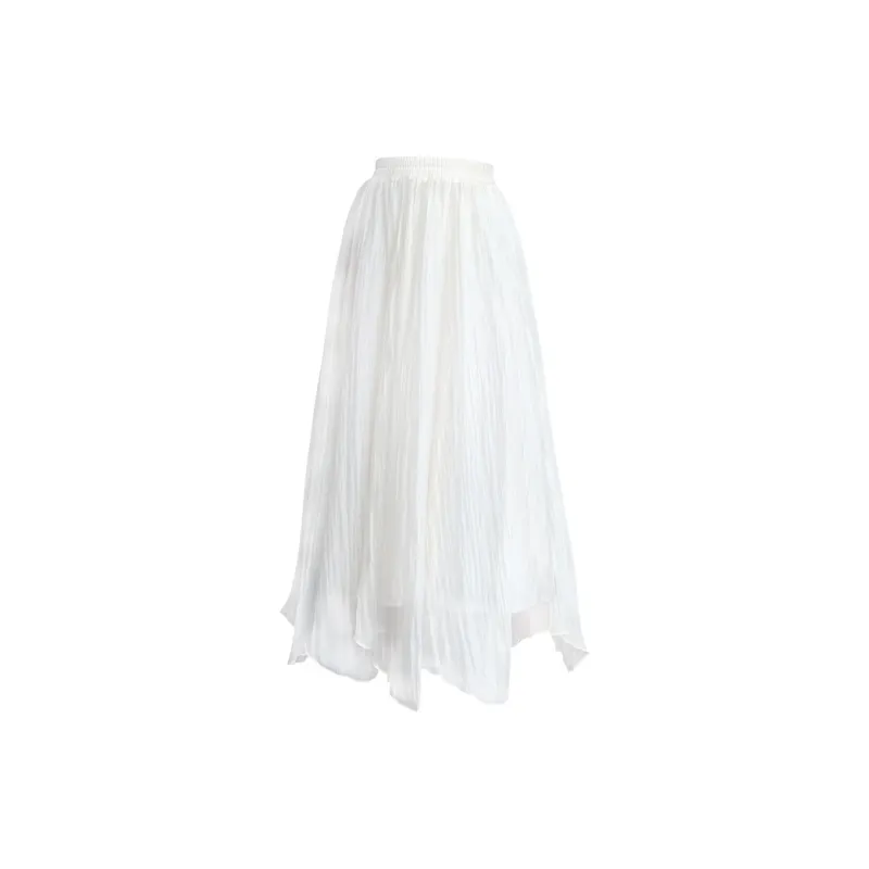 MM Casual Long Skirt Women's Apricot-1