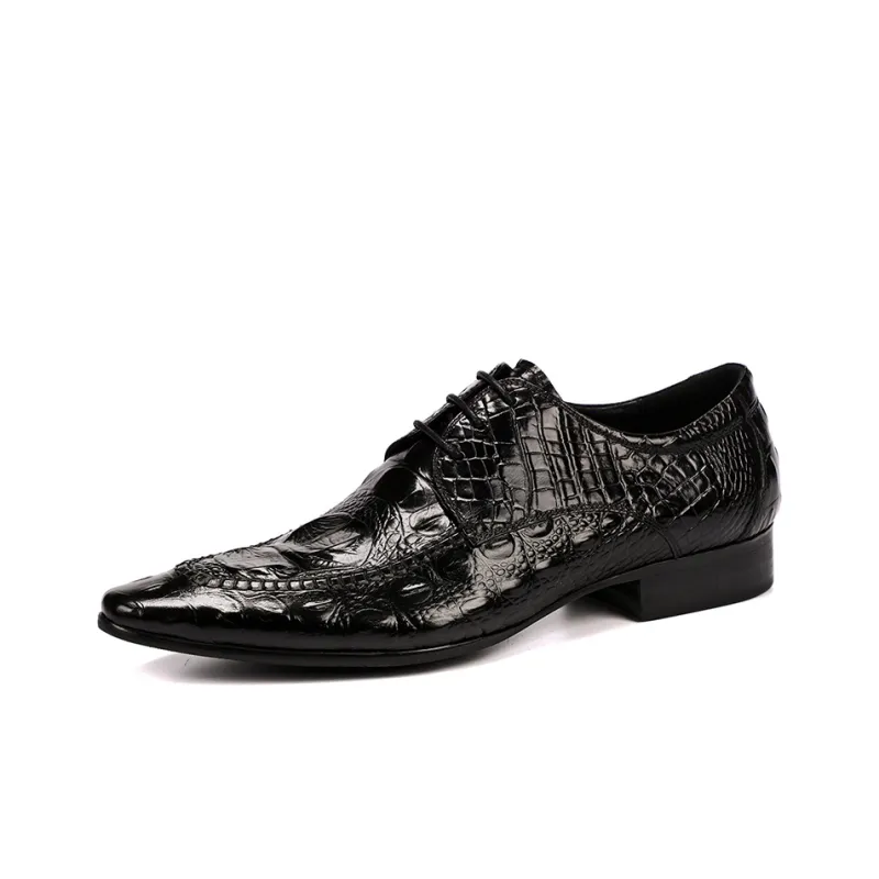 ASTON M.JAZZ Dress Shoes Men Low Top Black/Burgundy/Brown-1