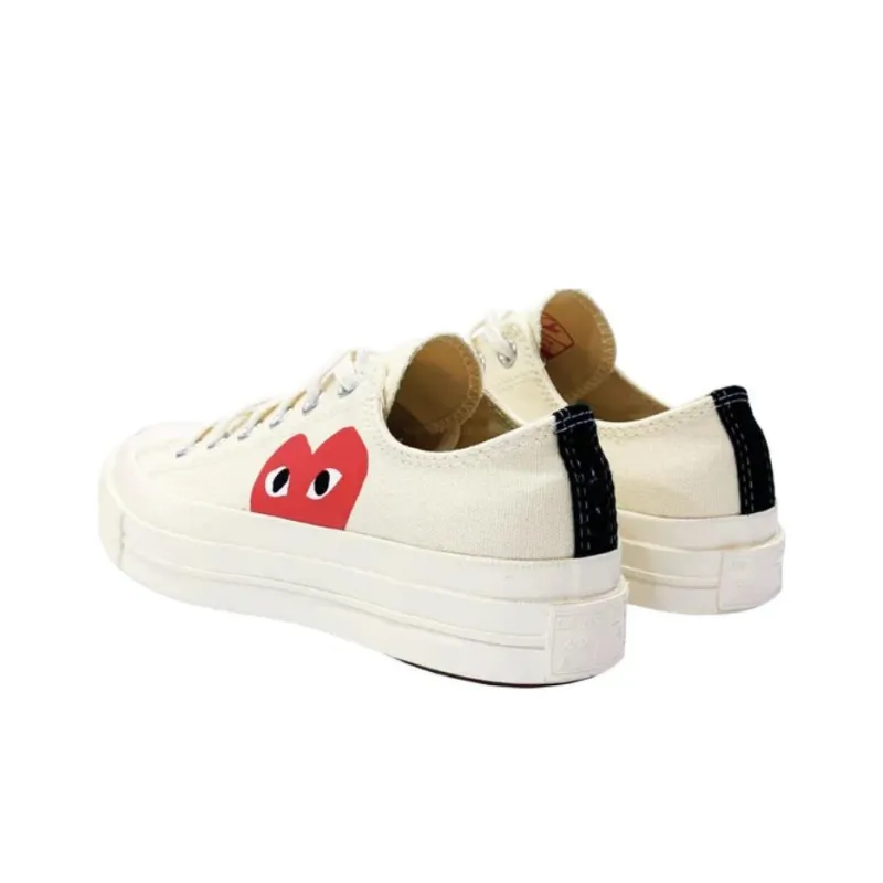 Converse Comme Des Garçons Play X Chuck Taylor All Star Low 'White'-3