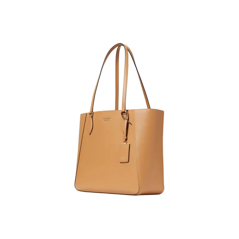 Kate Spade Premium Grained Leather Tote Bag Shopping Bag Shoulder Bag Handbag Women's Brown-1