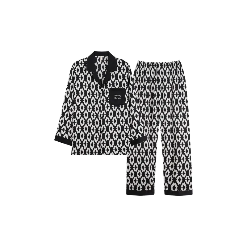 Happy Dreams Pajama Set Men's Black-0