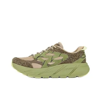 HOKA ONE ONE Clifton LS Anti Slip Wear Resistant Low Top Running Shoes Men's Green