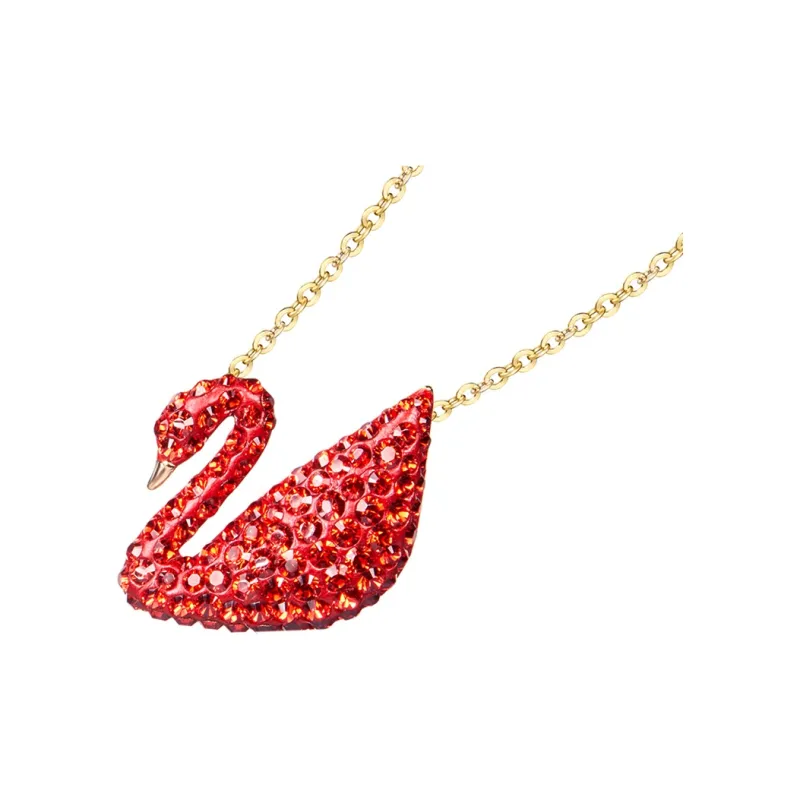 Swarovski Swan Faux Crystal Necklaces Women's-1