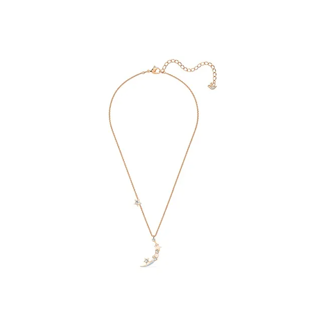 Swarovski STARRY NIGHT Artificial Crystal Necklaces Women's Silver White/Rose Gold-2