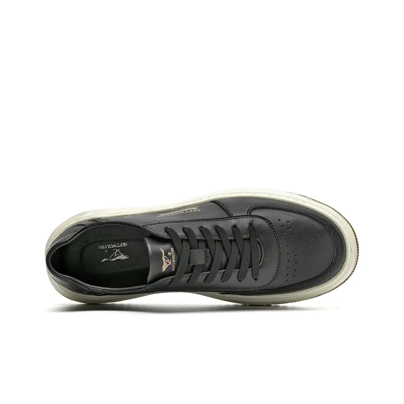 SEPTWOLVES Anti-Slip And Wear-Resistant Height Increasing Low-Top Skateboard Shoes Men's-4