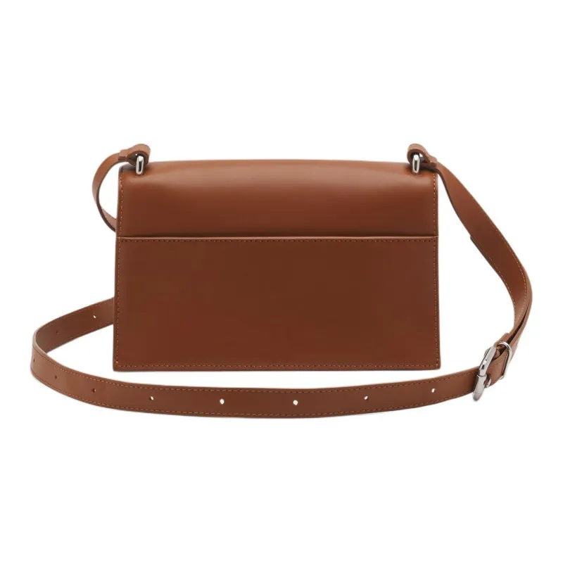 Maison Kitsune Cow Leather Shoulder Bag Crossbody Bag Women's Brown-2
