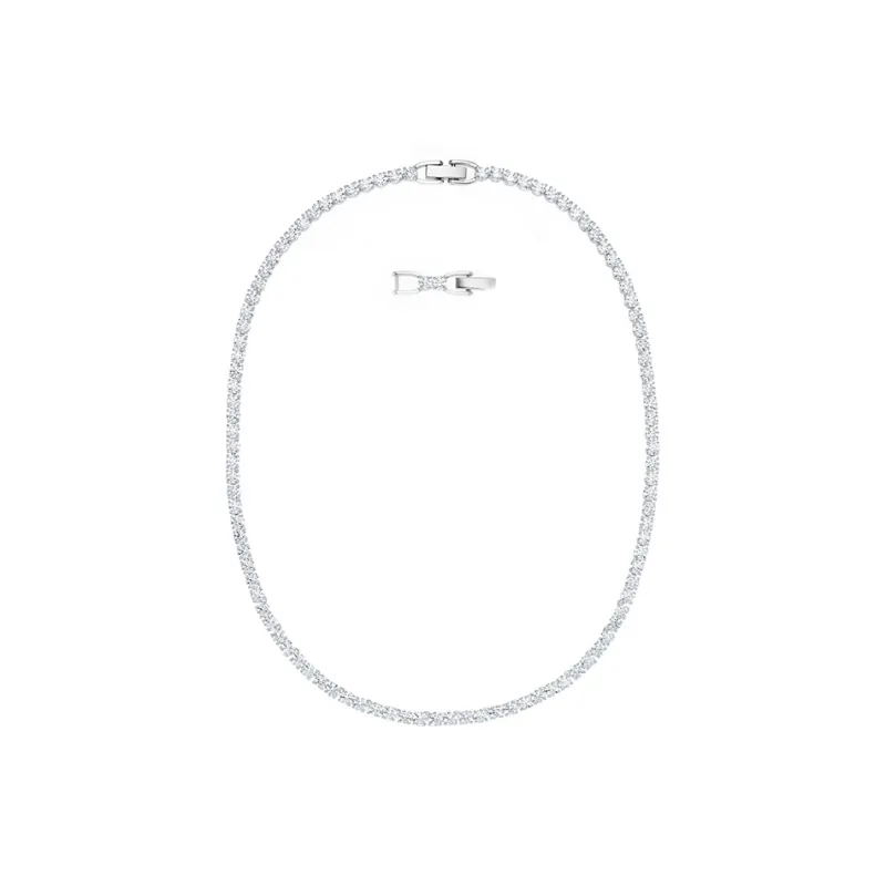 Swarovski Matrix Tennis Faux Crystal Necklaces Women's-0