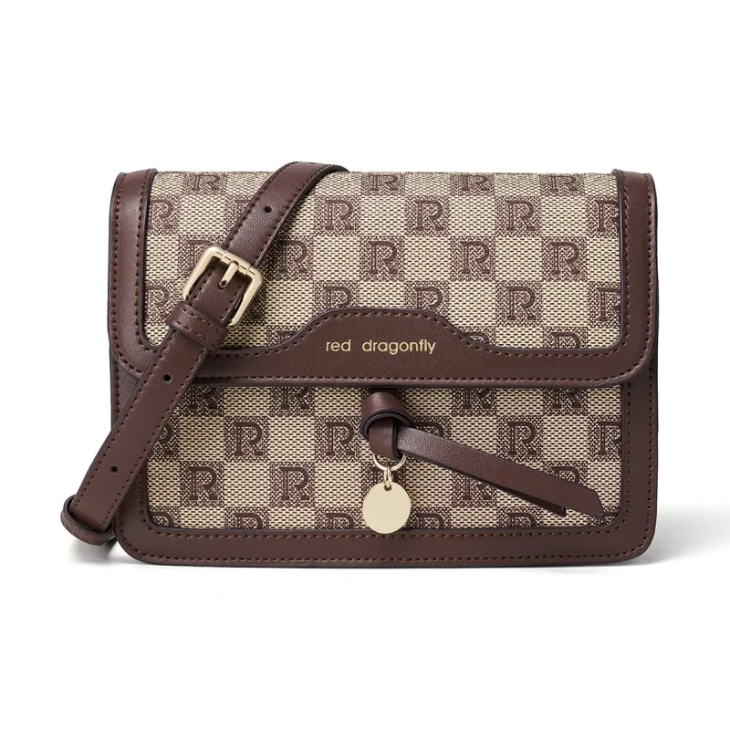 RED DRAGONFLY Pvc Small Square Bag Shoulder Bag Regular Women's Brown/Dark Coffee/Coffee-16