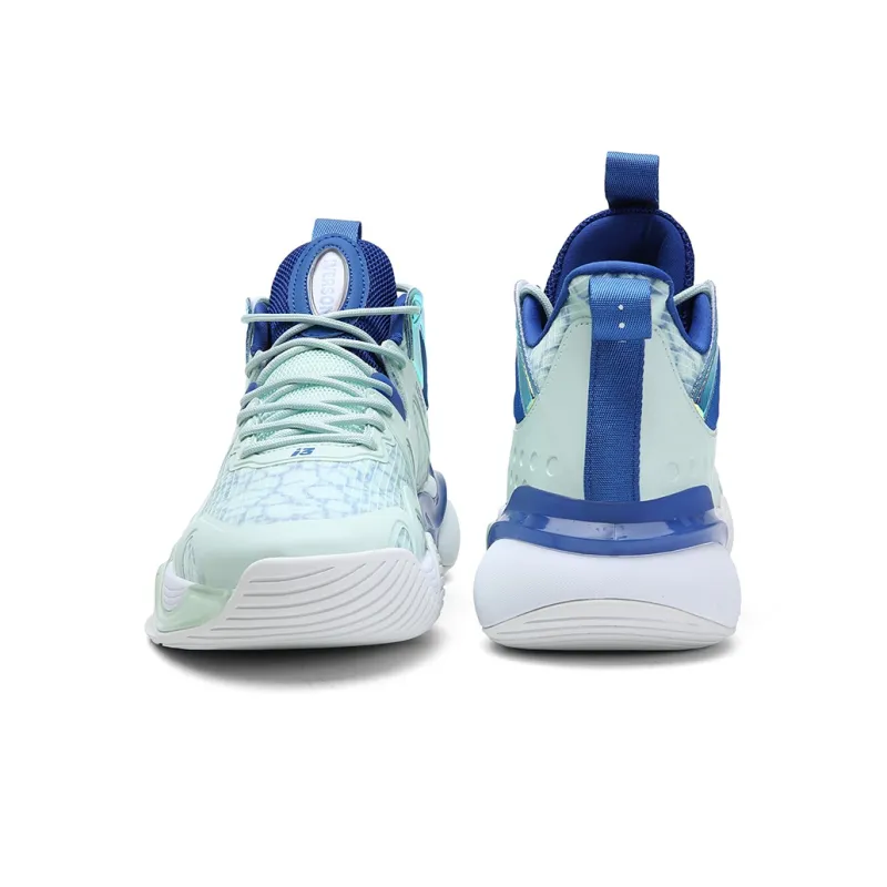 IVERSON I3 Collection Wood Water Fire Earth-Earth Slip-Resistant Breathable Low-Top Basketball Shoes Unisex-9
