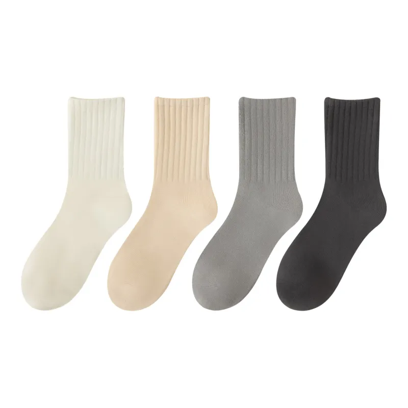 XXLLG Mid Calf Socks Women's 4 Pack-8