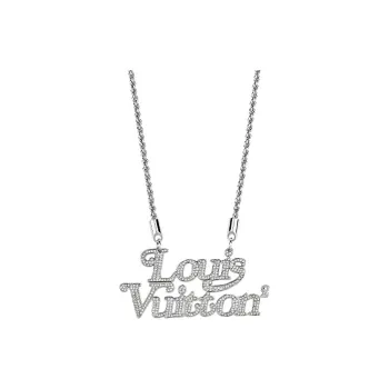 LOUIS VUITTON X Nigo Squared Strass Necklace