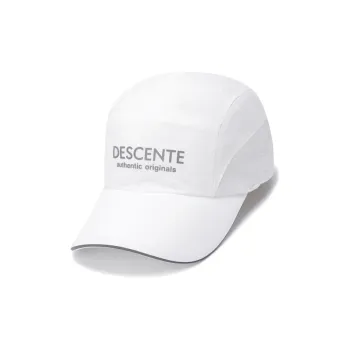 DESCENTE Nylon Baseball Caps Unisex White