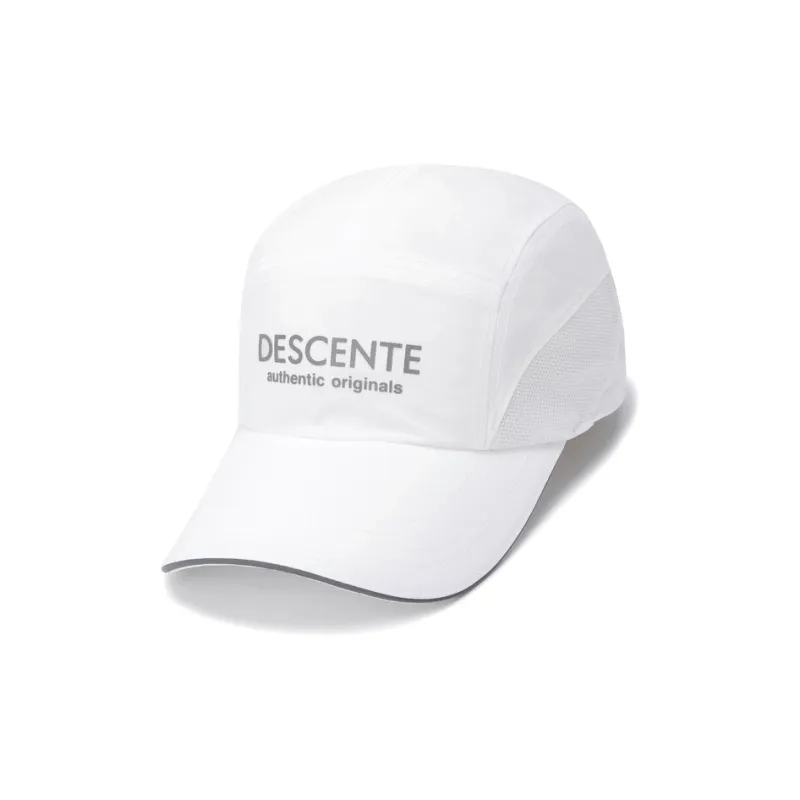 DESCENTE Nylon Baseball Caps Unisex White-0