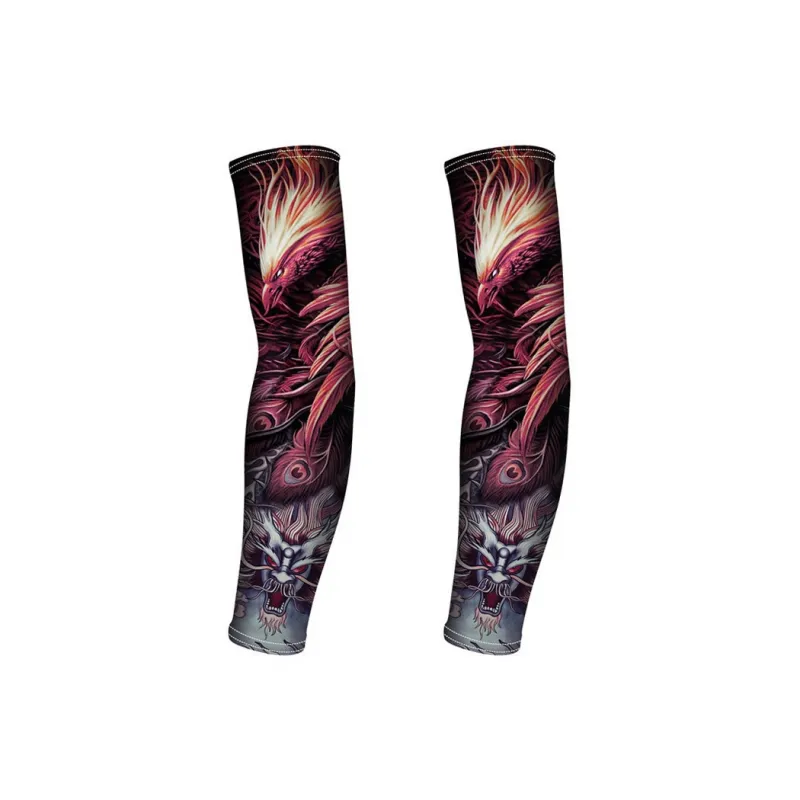 GXT Other Riding Equipment Cycling Arm Warmers Outdoor Unisex Shredded Milk/ice-4
