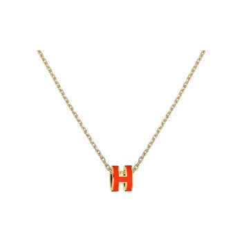 HERMES POP H Collection Metal Necklaces Women's