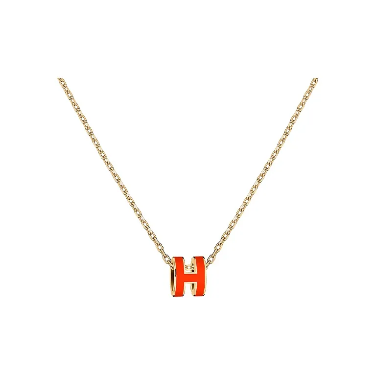 HERMES POP H Collection Metal Necklaces Women's-0
