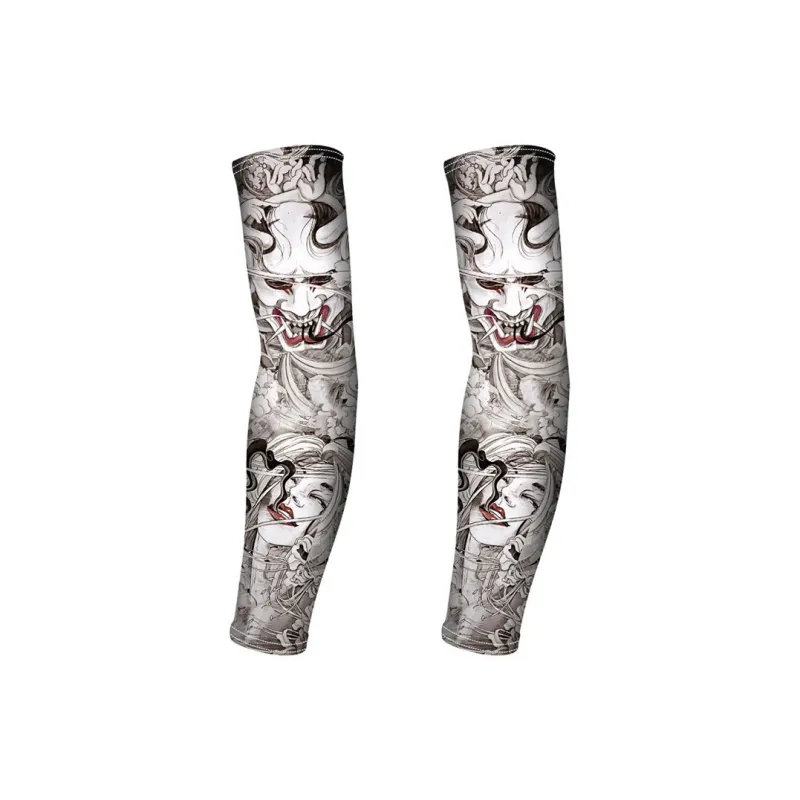 GXT Other Riding Equipment Cycling Arm Warmers Outdoor Unisex Shredded Milk/ice-14