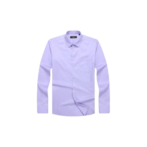 YOUNGOR Shirts Men Pink Purple