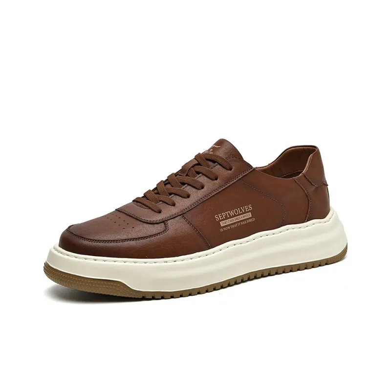 SEPTWOLVES Anti-Slip And Wear-Resistant Height Increasing Low-Top Skateboard Shoes Men's-8