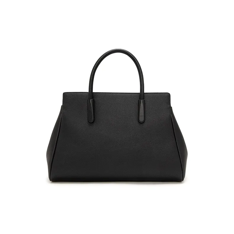 ELLE Cow Split Leather Crossbody Bag Women's Gray/Black-7