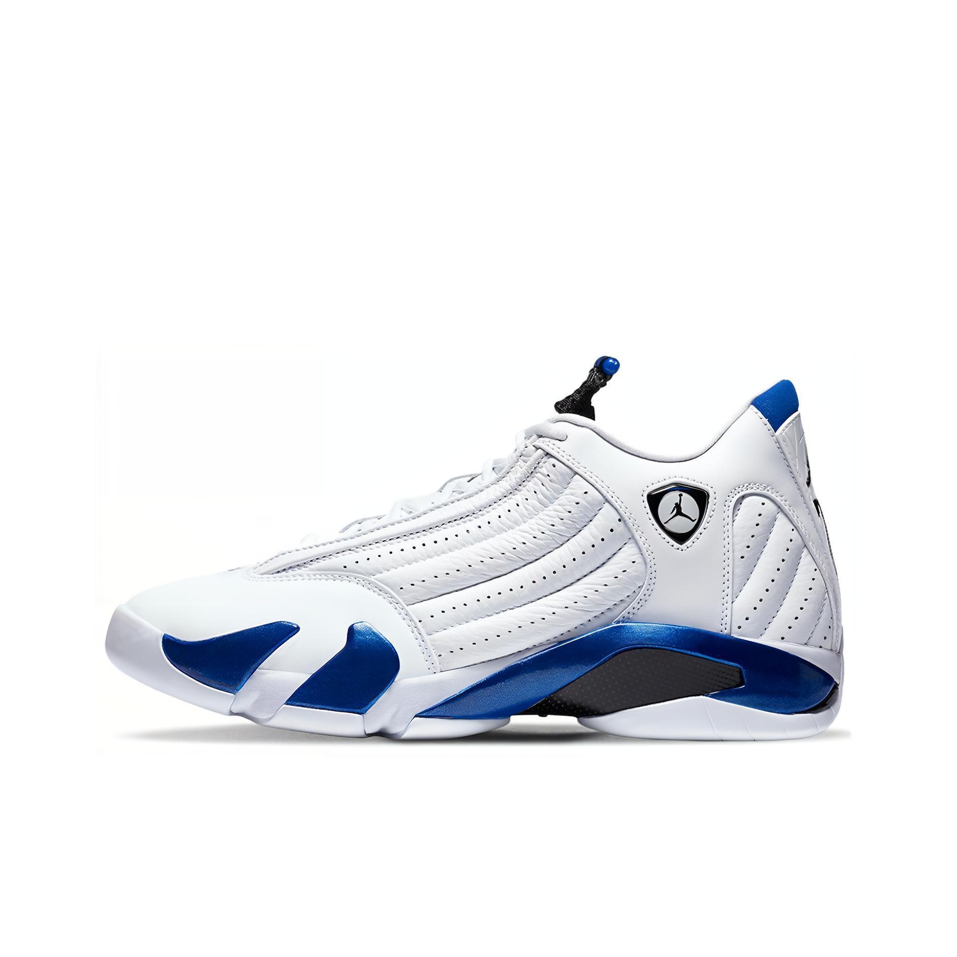 Jordan 14 white and blue on sale