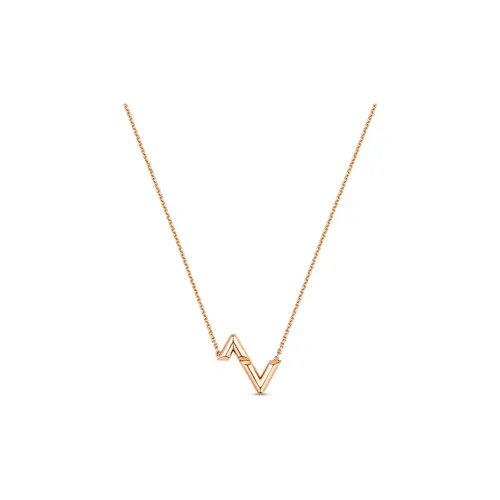 LOUIS VUITTON Lv Volt Upside Down Pendant Pink Gold