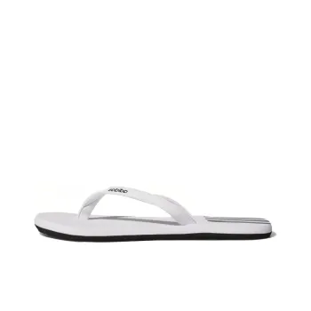 Adidas Eezay Flip flops Slides White/Black Women's