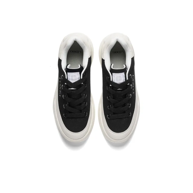 LOXKI Alpha Round Shoes Canvas Shoes Unisex Swag-17