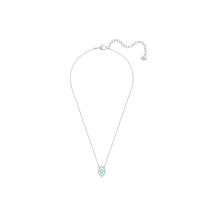 Swarovski Rhodium Plated, Faux Crystal Necklaces Women's-1