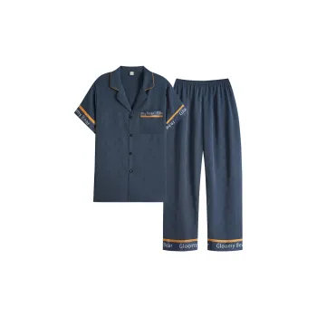 Happy Dreams Pajama Set Men's Blue