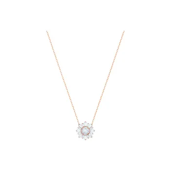 Swarovski Rose Gold Tone Plated Necklaces Women's Rose Gold