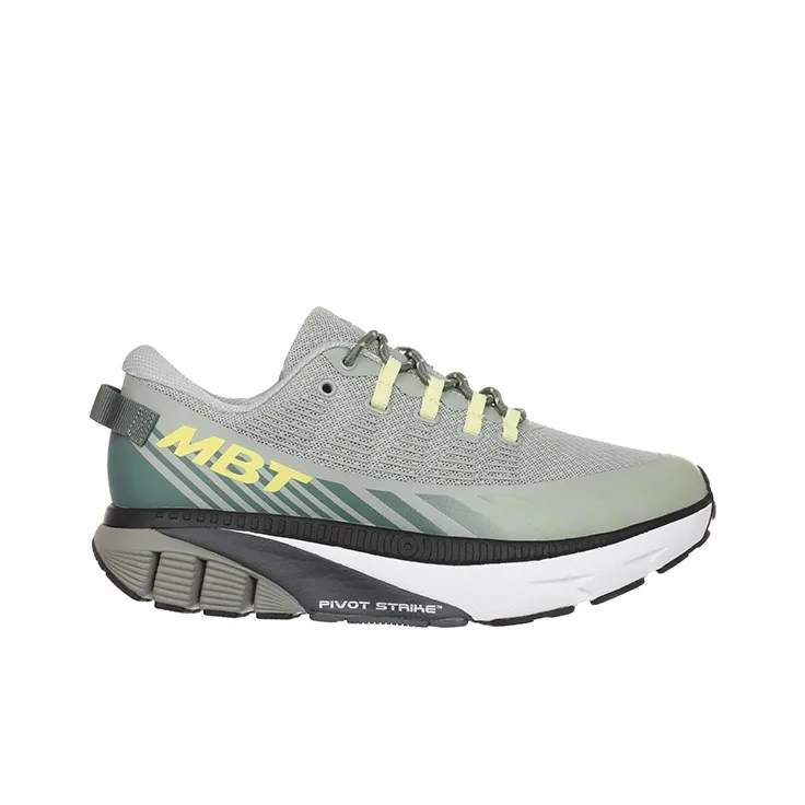 MBT Running Shoes Men Low Top White/Gray-1
