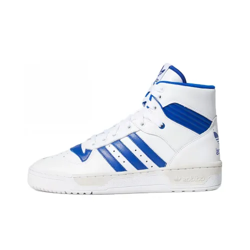 Adidas Originals Rivalry Skateboard Shoes Unisex High-Top White/Blue