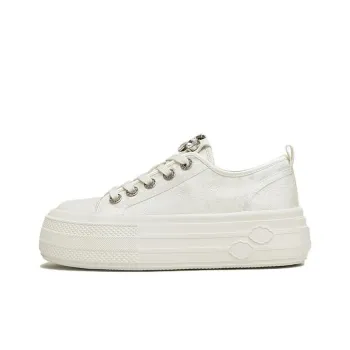 TATA Skateboard Shoes Women's Low Top Solid Color
