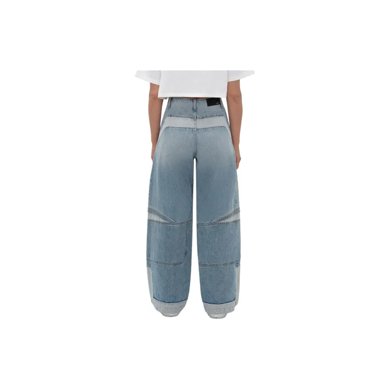 AMIRI Mid rise Wide leg Jeans-1