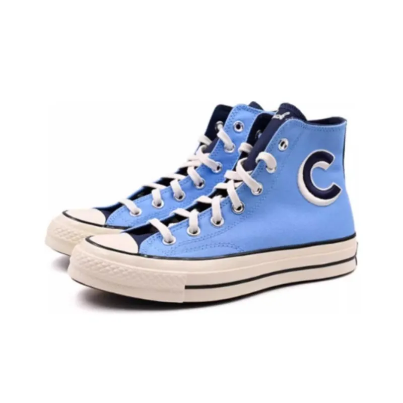 Converse Chuck 70 High Letterman 'Lt. Blue Navy Egret'-2