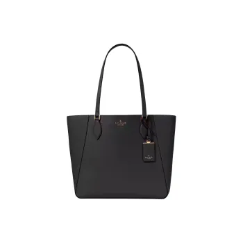 Kate Spade Premium Grained Leather Tote Bag Shopping Bag Shoulder Bag Handbag Women's Black