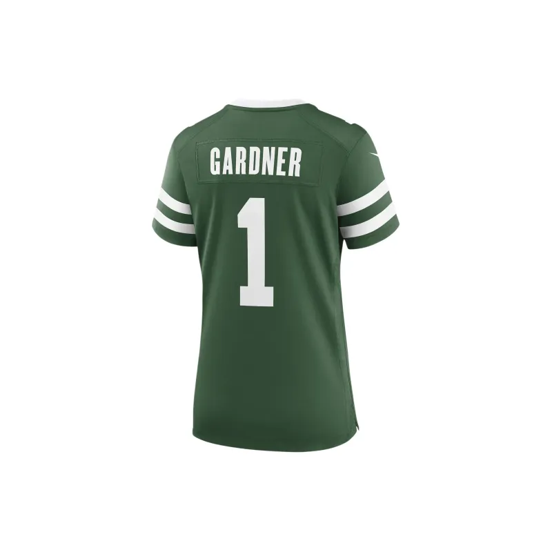 Nike Sauce Gardner New York Jets Women's Nike Nfl Game Football Jersey-1