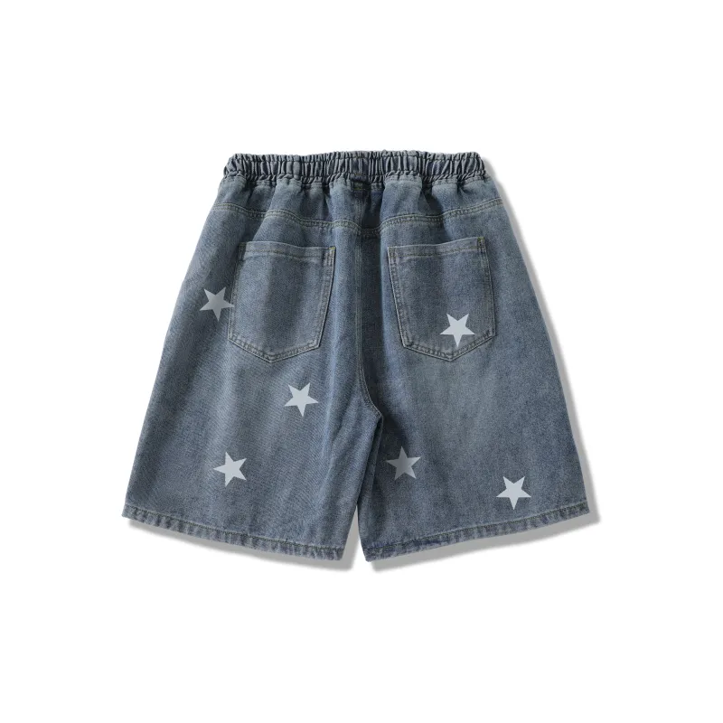 JCUI Denim Shorts Unisex-5