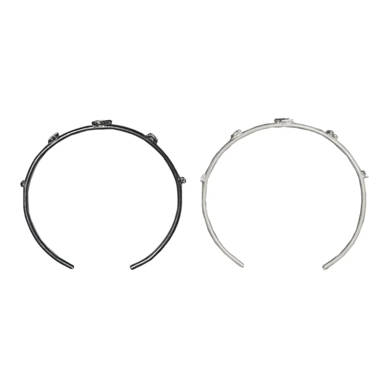 M.Wong 925 Sterling Silver Island Style Thin Bangle Unisex-6